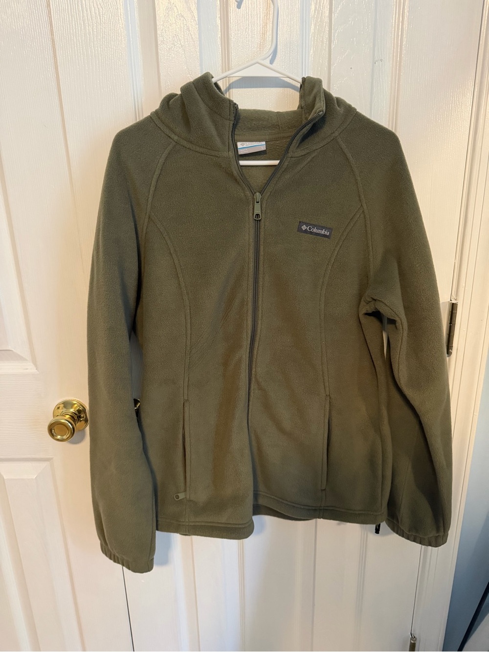 Columbia Women's Large Green Polyester Long Sleeve Jacket